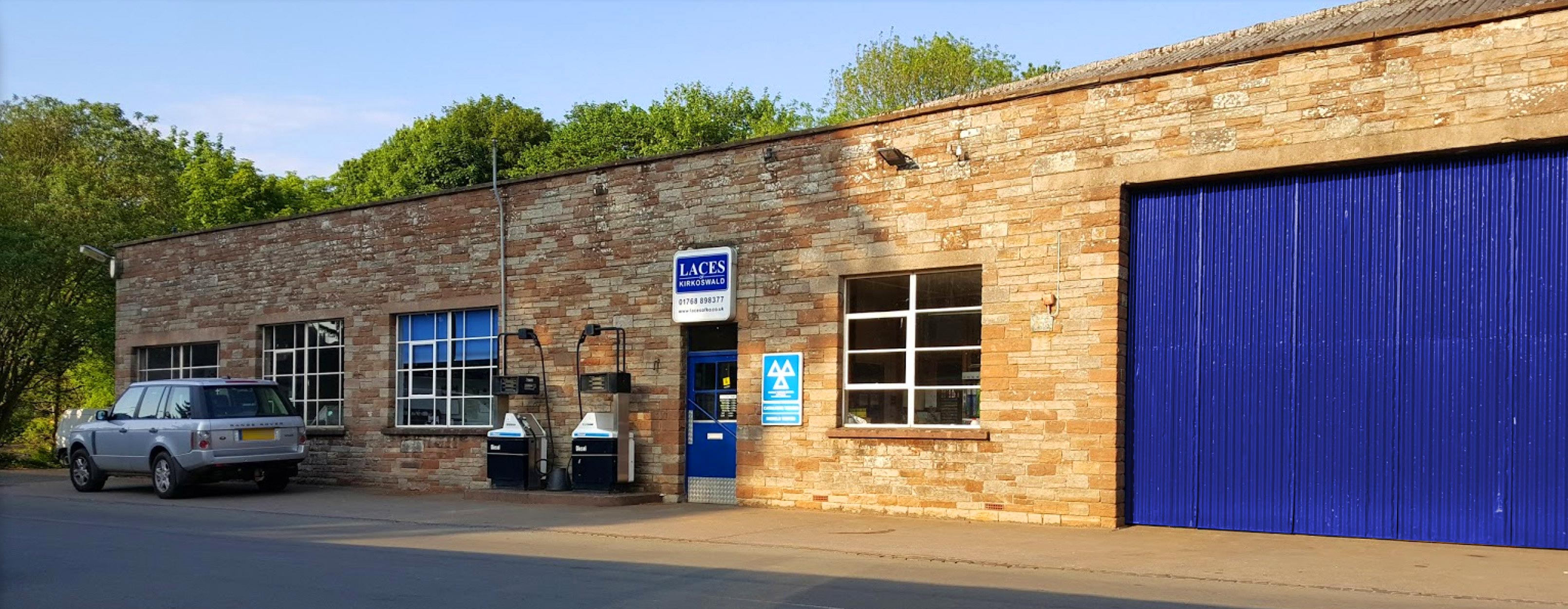 Laces Garage Kirkoswald Cumbria